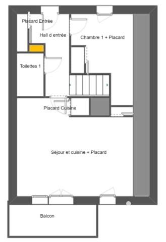 Duplex 3 pièces de 53 m² à Valloire (73450)