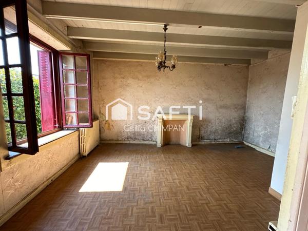 Maison en pierre avec fort potentiel