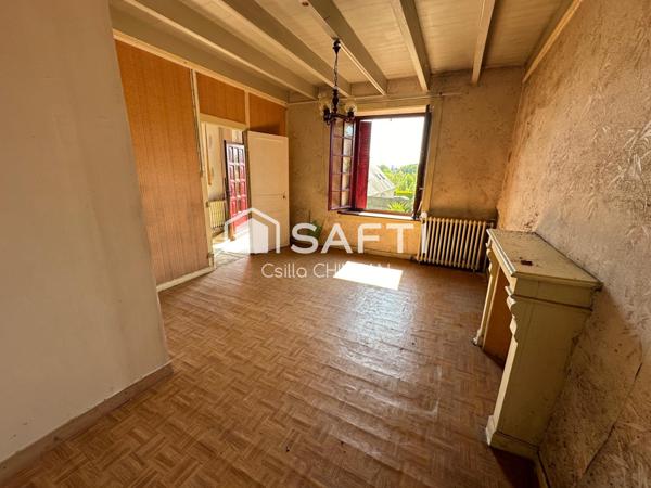 Maison en pierre avec fort potentiel