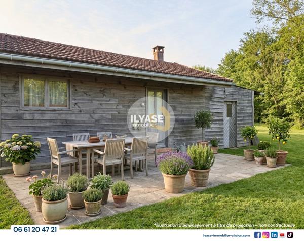 Saint-Bonnet-en-Bresse (71310) Terrain | 1845 m² | Chalet 22 m²