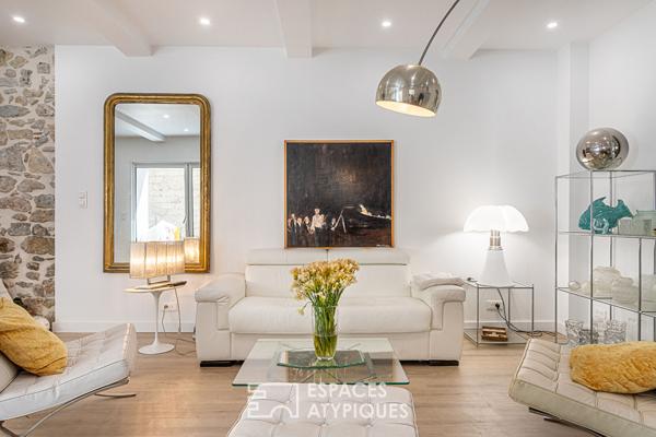 Maison de ville réhabilitée esprit contemporain