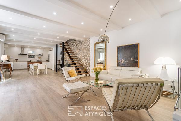 Maison de ville réhabilitée esprit contemporain