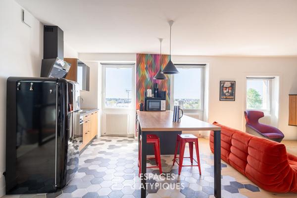 Appartement rénové avec vue imprenable au coeur de Vannes