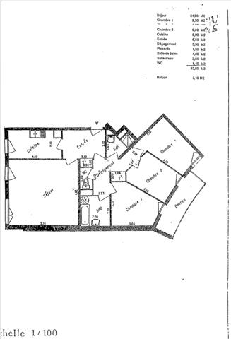 Appartement à vendre 4 pièces 83 m² Rueil-Malmaison