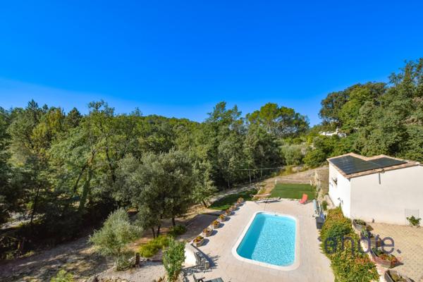 LORGUES grande villa 6 chambres sur 3828 m² avec piscine et vue
