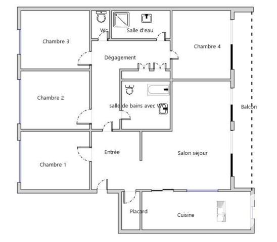 Appartement à vendre 5 pièces 103 m² La Celle-Saint-Cloud