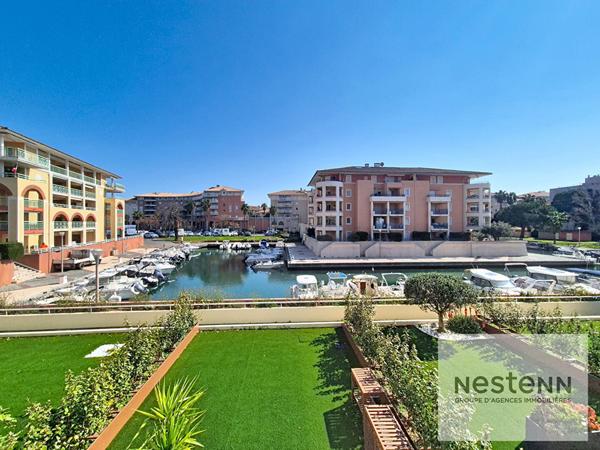 port fréjus, studio, 1 chambre, vue port et calme