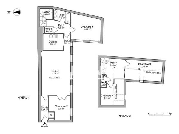Location Appartement 5 pièces 87.69 m² - 5 RUE DES CHARPENTIERS Strasbourg 67000