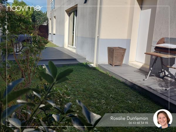 Maison-appartement avec garage et Jardin privatif