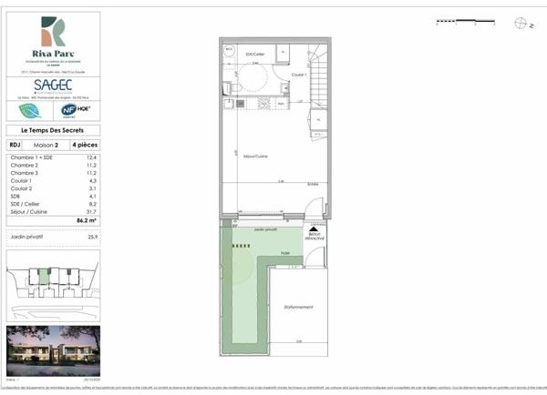 Maison à vendre 4 pièces 86 m² La Gaude