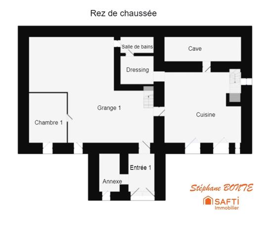Ferme en pierres pleine de charme – grange, jardin