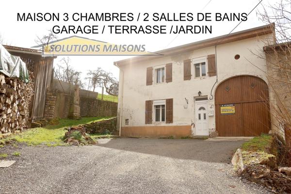 MAISON SUR 10,60 ARES DE TERRAIN