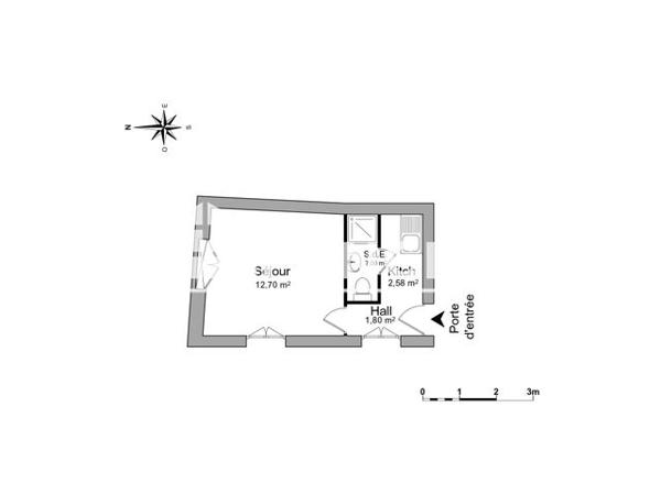 Location Studio 19.08 m² - 4 RUE QUENTIN Dijon 21000