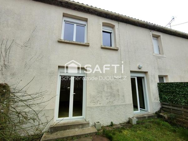 MAISON DE 77m² - 4 PIECES - JARDIN - DEPENDANCE DE 70M² SUR DEUX NIVEAUX