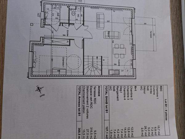 Maison à SAULX-LES-CHARTREUX, 91160 - 6 pièces 127m²