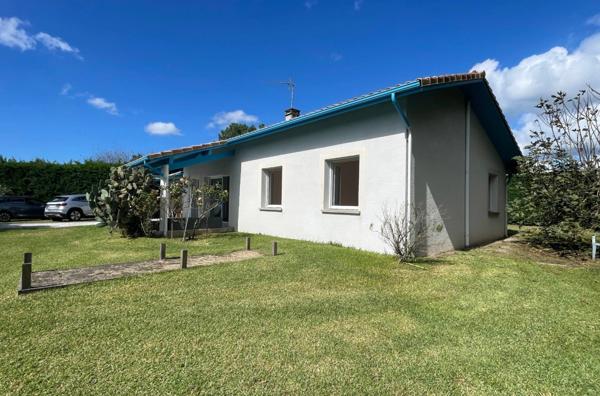 SAUBION - 40230 - MAISON de PLAIN PIED - JARDIN ARBORÉ et CLOS - PISCINABLE - GARAGE