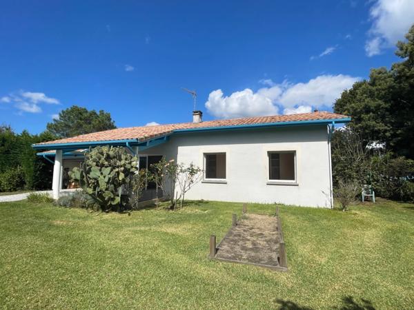 SAUBION - 40230 - MAISON de PLAIN PIED - JARDIN ARBORÉ et CLOS - PISCINABLE - GARAGE