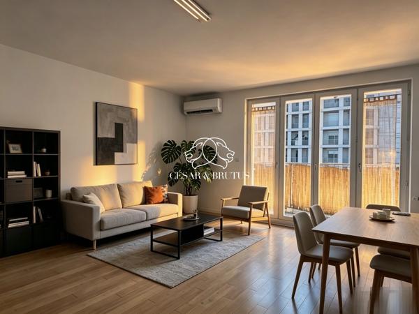 APPARTEMENT T3 74 m² | Lumineux – 2 balcons-Climatisation-Parking