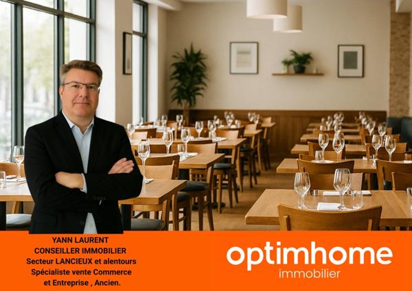 Opportunité rare : restaurant avec terrasse et grand appartement proche mer SAINT CAST LE GUILDO (22)