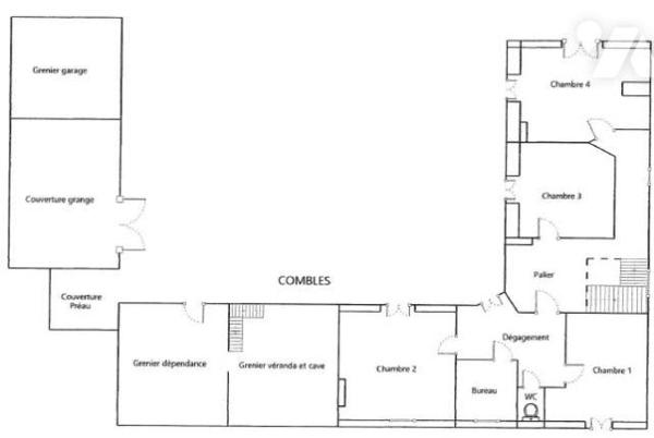 PROPRIETE RURALE de 189m² avec dépendances sur MONCE EN SAONOIS