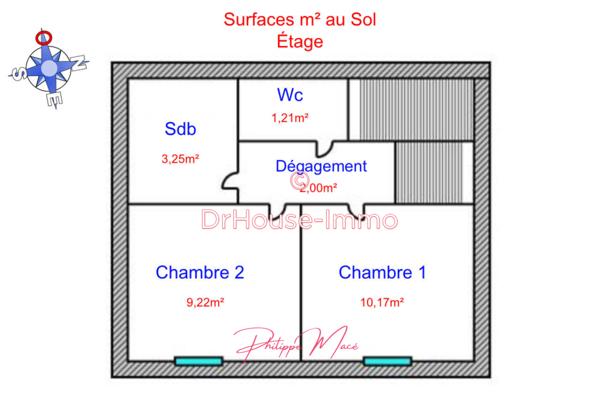 Maison à vendre 4 pièces de 74 m²