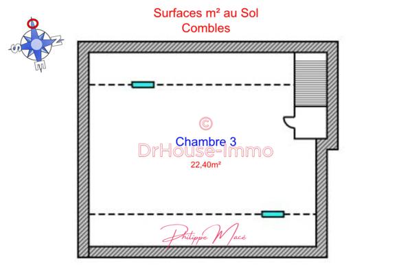 Maison à vendre 4 pièces de 74 m²