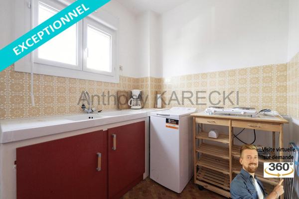 Appartement + balcon + cave + garage