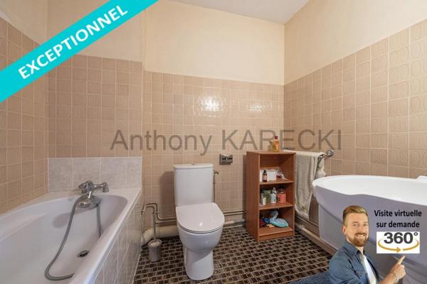 Appartement + balcon + cave + garage