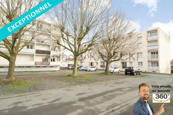 Appartement + balcon + cave + garage