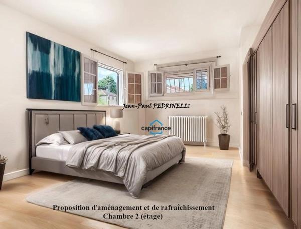 St Genis Laval résidentiel – Villa familiale 146 m² grand terrain arboré de 670 m² – 4 chambres – Grand garage – À 15 min de Lyon