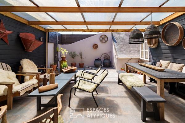 Lieu de vie atypique avec terrasse