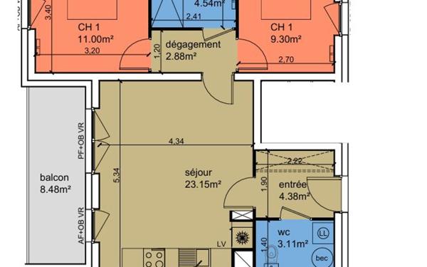 Appartement à vendre    3 pièces •  Le Crotoy