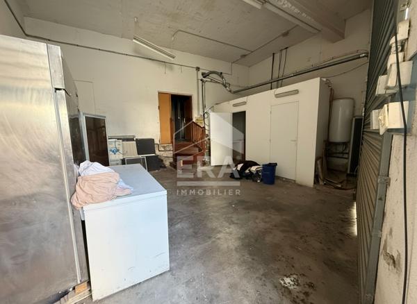 Perpignan Torcatis : Local commercial avec garage et appartement à vendre