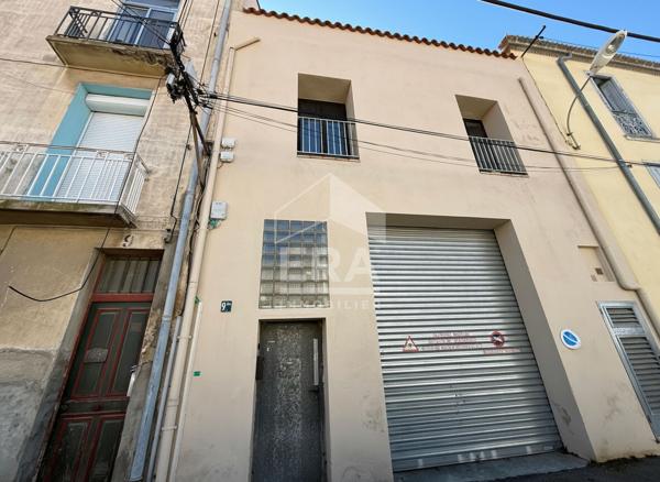 Perpignan Torcatis : Local commercial avec garage et appartement à vendre