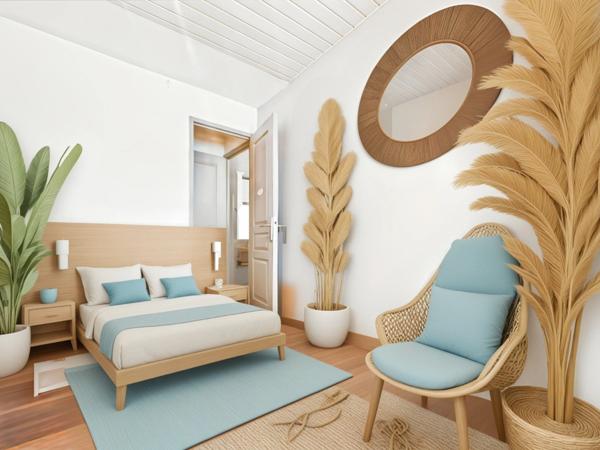 DERNIER ETAGE EN ANGLE CLIMATISE avec VUE PANORAMIQUE SUR LE LAC, BELLE EXPOSITION,appartement de 35 m2 , 2 chambres place de parking, cave et local vélos