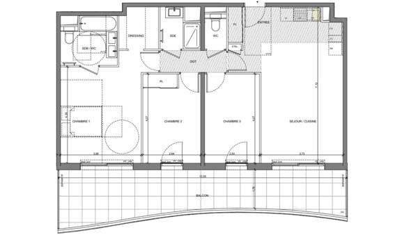 Appartement à vendre 4 pièces 85 m² Saint-Laurent-du-Var
