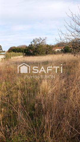 Terrain de 1903m2 avec maison et hangar