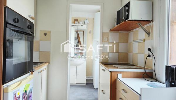 Appartement T2 33,5 avec jardin commun, au calme, idéal investisseur ou primo accédant