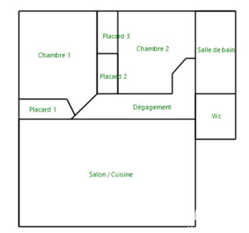 Appartement à vendre 3 pièces 56 m² Fougères