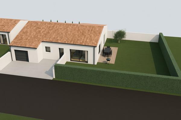 Projet de maison 4 pièces plus terrain de 415m² Saint Palais Sur Mer - plage et pistes cyclables - Maisons PORTERES