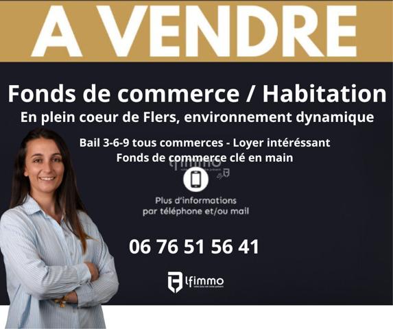 Local commercial + appartement