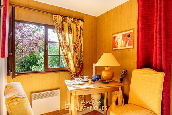 Chalet sur une île privée de la Seine à 45 min de l’Ouest de Paris