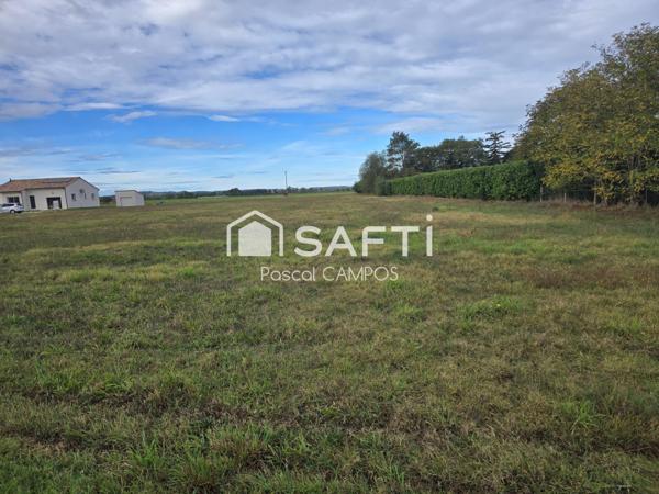 terrain 1000m² constructible prêt à bâtir