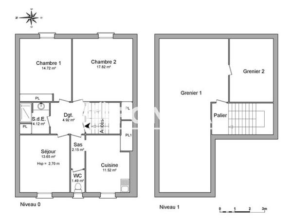 Location Appartement 3 pièces 72.8 m² - 24 RUE FERMAT Castres 81100