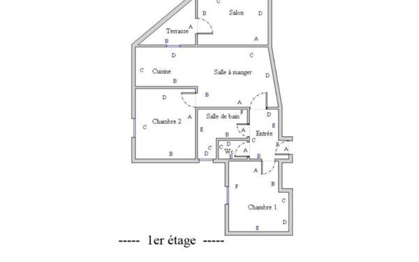 Appartement à vendre    3 pièces • 62,38 m2 Agde