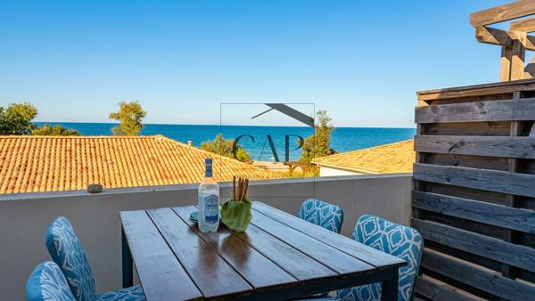 Bravone – Appartement T3 terrasse vue mer, à proximité de la plage