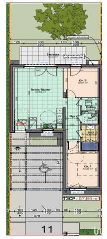 Maison à vendre 3 pièces 68 m² Vitry-sur-Orne