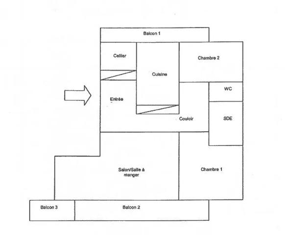 Appartement T3 à vendre  3 pièces - 79 m 2   COLOMIERS  - 31