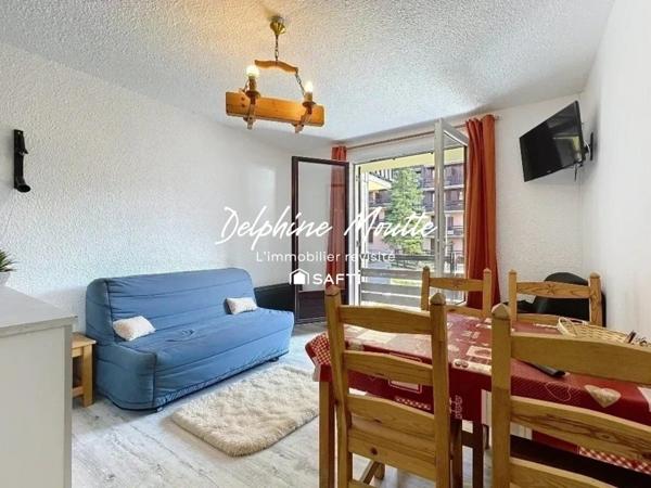 Studio centre station avec cave et casier à skis