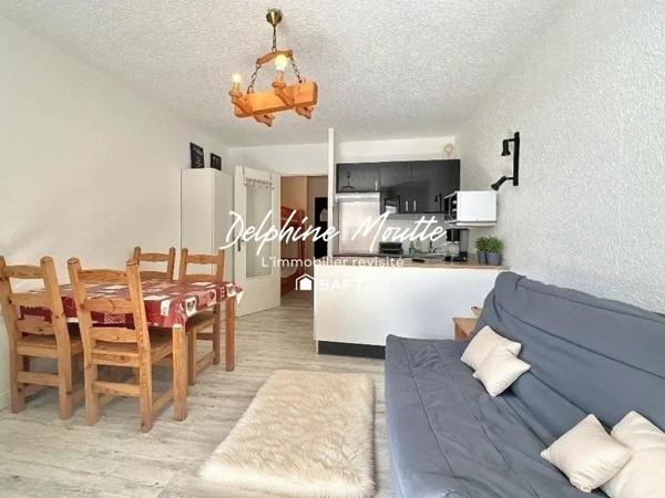 Studio centre station avec cave et casier à skis